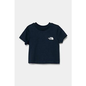 The North Face tricou de bumbac pentru copii REDBOX S/S TEE culoarea albastru marin, neted, NF0A89H58K21 imagine