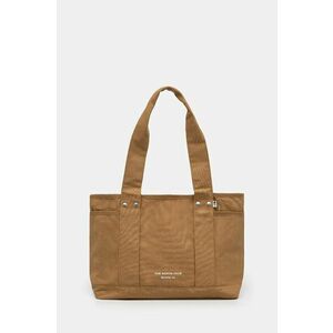 The North Face geanta de bumbac Circular Cotton Tote culoarea maro, NF0A88TN1731 imagine