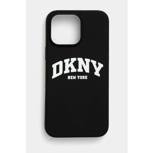 Dkny etui pentru telefon iPhone 16 Pro Max 6.9 culoarea negru, DKHMP16XSNYACH imagine