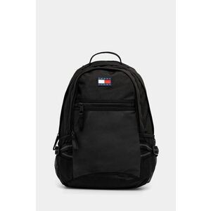 Tommy Jeans rucsac barbati, culoarea negru, mare, neted, AM0AM12611 imagine