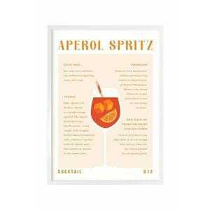 home & lifestyle decoratiune de perete Aperol Spritz Recipy imagine