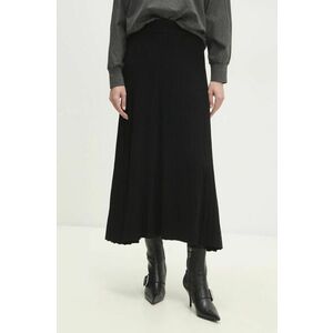 Answear Lab fusta culoarea negru, maxi, evazati imagine