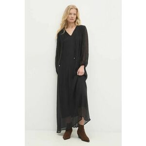 Answear Lab rochie culoarea negru, maxi, drept imagine