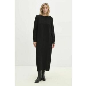 Answear Lab rochie culoarea negru, maxi, oversize imagine