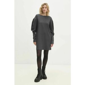 Answear Lab rochie culoarea gri, mini, oversize imagine