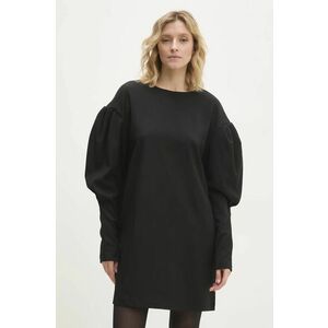 Answear Lab rochie culoarea negru, mini, oversize imagine