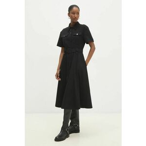 Answear Lab rochie culoarea negru, mini, evazati imagine