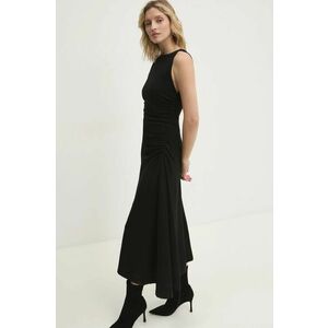 Answear Lab rochie culoarea negru, maxi, evazati imagine