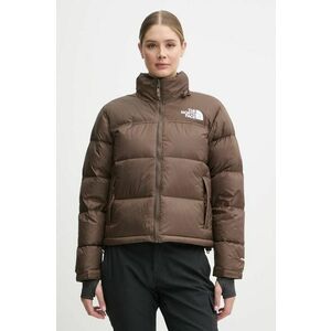 The North Face geaca de puf 1996 Retro Nuptse femei, culoarea maro, de iarna, NF0A3XEO1OI1 imagine