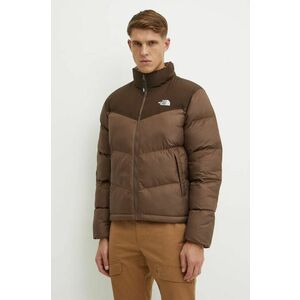 The North Face geaca Saikuru barbati, culoarea maro, de iarna, NF0A853I7O31 imagine