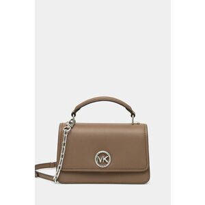 MICHAEL Michael Kors poseta de piele culoarea maro, 32T4SD8C5L imagine