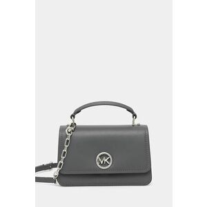 MICHAEL Michael Kors poseta de piele culoarea gri, 32T4SD8C5L imagine