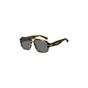 BOSS ochelari de soare barbati, culoarea maro, BOSS 1718/S imagine