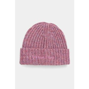 The North Face caciula din amestec de lana Fohair Cabin Beanie culoarea roz, NF0A887T0MO1 imagine