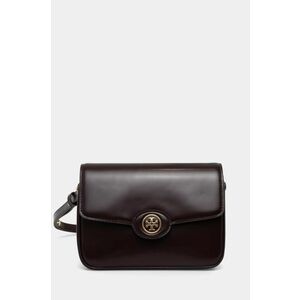 Tory Burch poseta de piele Robinson culoarea maro, 161943.616 imagine