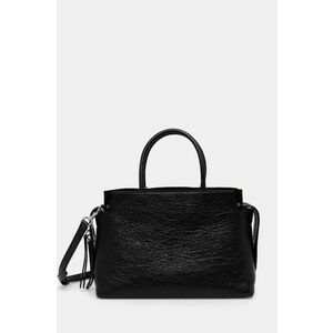 Tory Burch poseta de piele Mercer culoarea negru, 165150.001 imagine