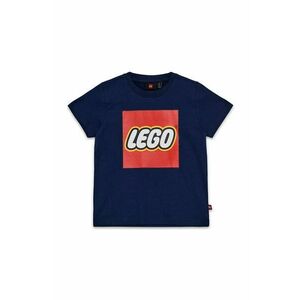 Lego tricou de bumbac pentru copii LWTANO 631 culoarea albastru marin, cu imprimeu, 12011363 imagine