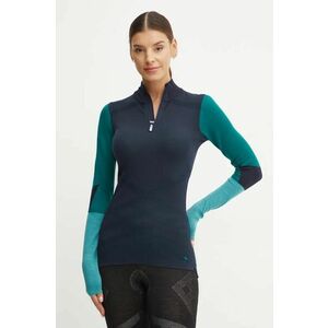 Smartwool longsleeve funcțional Intraknit Thermal Merino Base Layer Colorblock culoarea albastru marin, SW002837 imagine