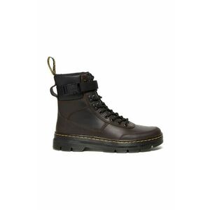 Dr. Martens cizme de piele Combs Tech Leather femei, culoarea maro, cu toc plat, izolare usoara, DM27804201 imagine