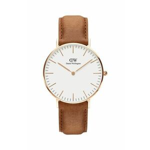 Daniel Wellington ceas barbati, culoarea maro, DW00100109 imagine