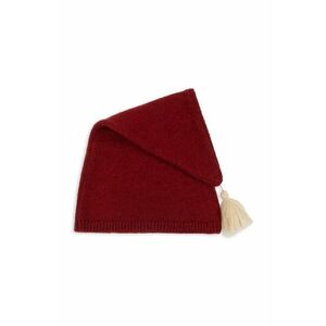 Konges Sløjd caciula din lana pentru copii CHRISTMAS KNIT HAT culoarea rosu, din tesatura neteda, KS101927 imagine