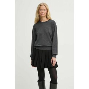 By Malene Birger pulover de lana MANTEA femei, culoarea gri, light, Q72580004 imagine