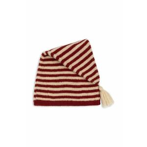 Konges Sløjd caciula din lana pentru copii CHRISTMAS KNIT HAT culoarea bej, din tesatura neteda, KS101927 imagine