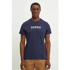 Mammut tricou Mammut Core barbati, culoarea albastru marin, cu imprimeu, 1017.04024 imagine