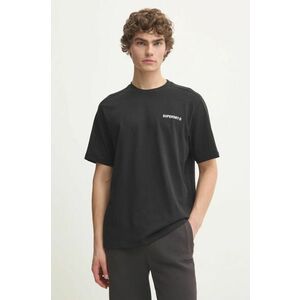 Superdry tricou din bumbac barbati, culoarea negru, cu imprimeu, M1012083A-02A imagine