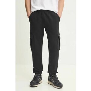 Superdry pantaloni de trening culoarea negru, cu imprimeu, M7011145A-02A imagine