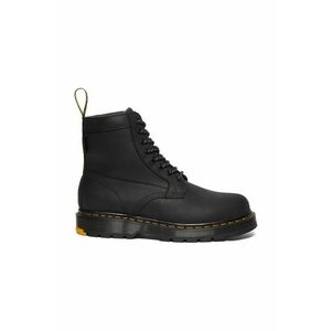 Dr. Martens bocanci de piele 1460 Trinity femei, culoarea negru, cu toc plat, izolat, DM31190001 imagine