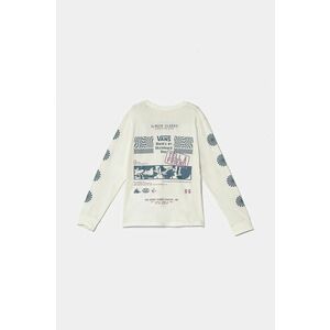 Vans longsleeve din bumbac pentru copii Always Classic BFF culoarea alb, VN000J89FS81 imagine