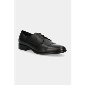 BOSS pantofi de piele Colby barbati, culoarea maro, 50529089 imagine