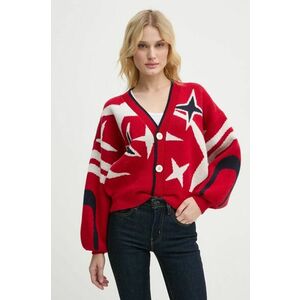 G-Star Raw cardigan din lana culoarea rosu, D25730-D939 imagine