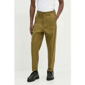 G-Star Raw pantaloni barbati, culoarea verde, drept, D24543-D731 imagine