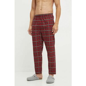 BOSS pantaloni de pijama barbati, culoarea bordo, modelator, 50527420 imagine