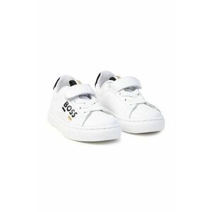 BOSS sneakers pentru copii culoarea alb, J51341 imagine