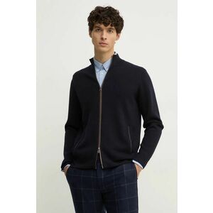 Hackett London cardigan din lana culoarea albastru marin, HM703250 imagine