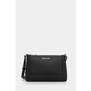 MICHAEL Michael Kors poseta de piele culoarea negru, 32F4G7XC8L imagine