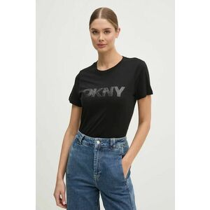 Dkny tricou femei, culoarea negru, DJ4T1266 imagine