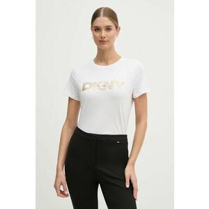 Dkny tricou femei, culoarea alb, DJ4T1266 imagine