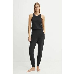 Casall costum de yoga Weekend culoarea negru, cu decolteu rotund, 22822 imagine