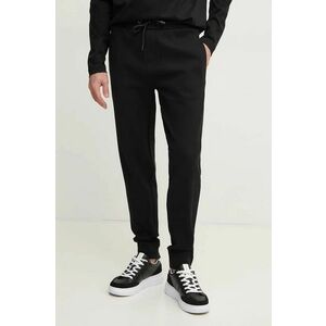 BOSS pantaloni de trening din bumbac culoarea negru, neted, 50528825 imagine