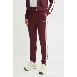 Fila pantaloni de trening Lamoni culoarea bordo, modelator, FAW0889 imagine