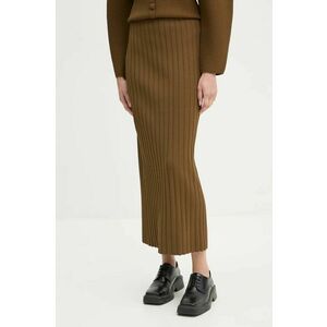 By Malene Birger fusta FIEMME culoarea verde, maxi, drept, Q72575002 imagine