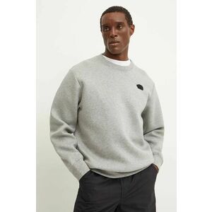 The North Face bluza Crew Neck Sweatshirt barbati, culoarea gri, melanj, NF0A8AMAEC41 imagine