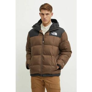 The North Face geaca de puf Lhotse barbati, culoarea maro, de iarna, NF0A853C1OI1 imagine