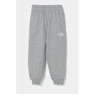 The North Face pantaloni de trening pentru copii ESSENTIAL OVERSIZED JOGGERS culoarea gri, melanj, NF0A89HUDYX1 imagine