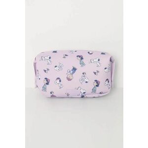 women'secret portfard Snoopy culoarea violet, 4848810 imagine