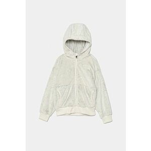 The North Face hanorac polar pentru copii OSITO F/Z HOODIE culoarea bej, cu glugă, neted, NF0A88UKQLI1 imagine